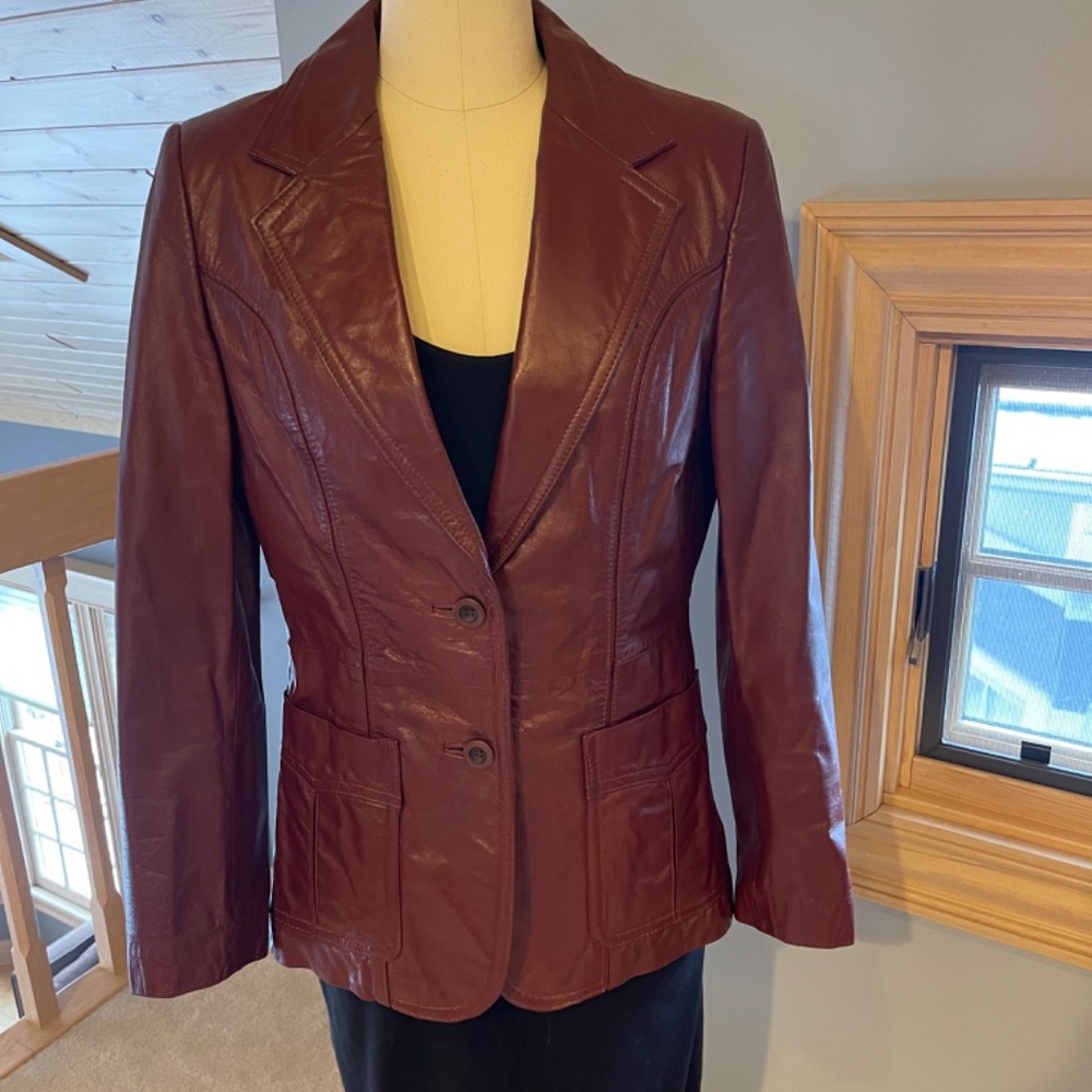 Bermans Vintage 70s Leather Jacket